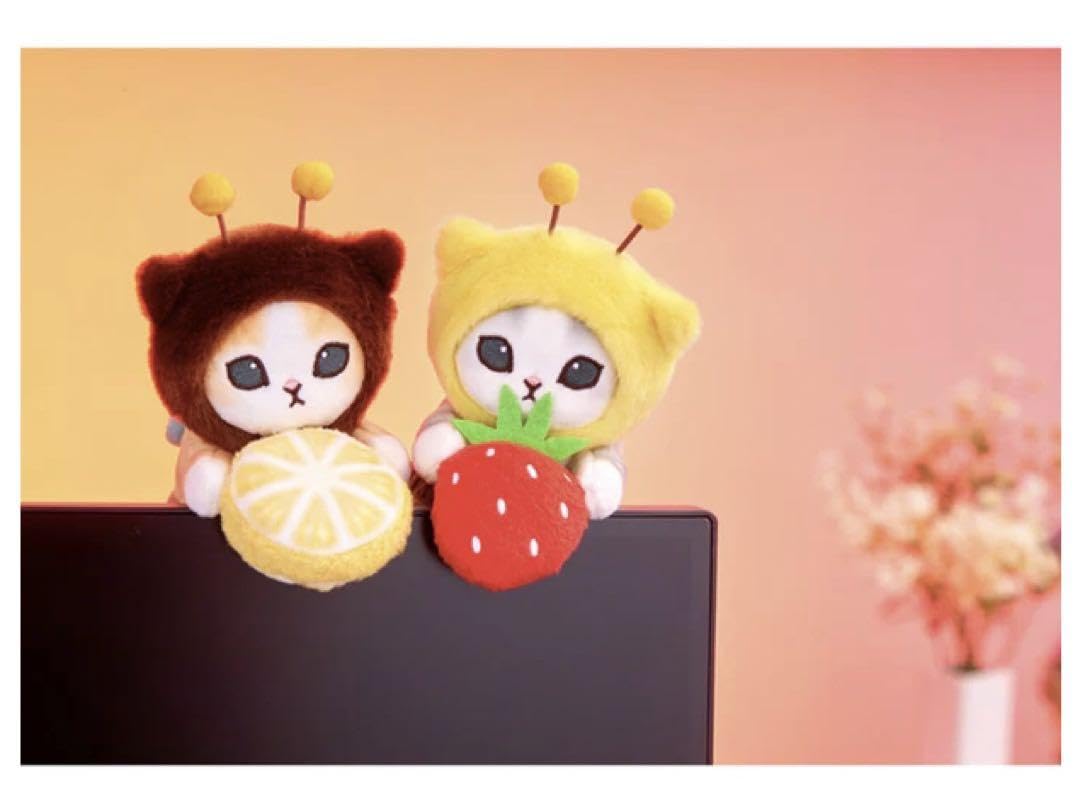 mofusand にゃんこが見守るデスクトップひっかけぬいぐるみ モフサンド mofusand にゃんこが見守るデスクトップひっかけぬいぐるみ